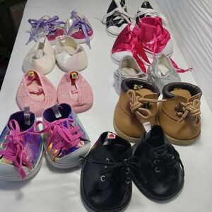 Build-A-Bear Black Shoes Baby & Walker
